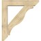 Ekena Millwork Funston Slat Rough Sawn Bracket w/ Offset Brace, Douglas Fir, 8"W x 40"D x 44"H BKT0806X40X44FST06RDF - alternate 4